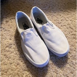 White vans size 8